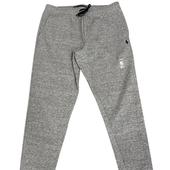 Polo Ralph Lauren Double Knit Tech Jogger Pants Gray Size L Retail $125 - Picture 1 of 2
